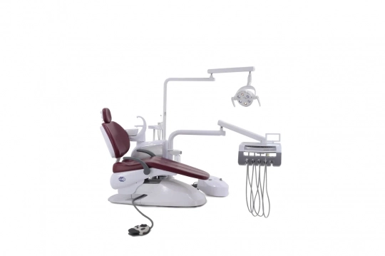 Стоматологическая установка CQ-217 (СО-004М-02) бордо, нижняя подача - 3