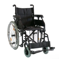 Кресло-коляска механическая FS908AQ (литые колеса), 41 см