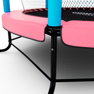 Батут детский DFC SMRKIDS 55" с сеткой, PINK - 4